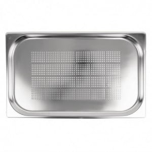Bac Gastronorm inox perforado GN 1/1 150mm - Vogue - Fourniresto