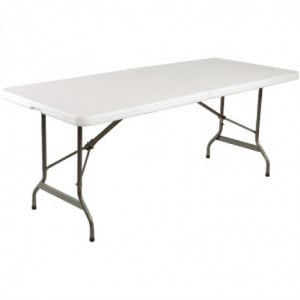 Mesa Plegable en el Centro Blanca 1,8 m - Bolero