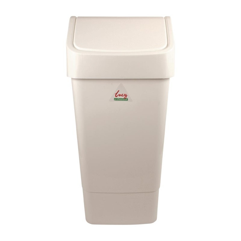 Cubo de basura con tapa abatible - 50 L - Scot Young