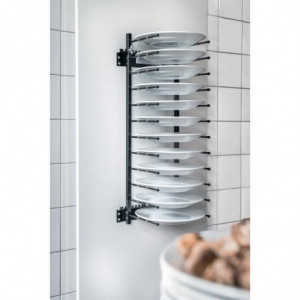 Soporte de platos de pared para 12 platos - FourniResto