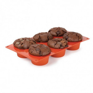 Molde 6 Muffins en Silicona Formaflex - Pavoni