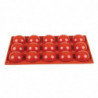 15 Silicone Half-Sphere Moulds Formaflex - Pavoni