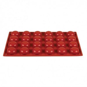 Molde 24 Pomponettes de Silicona Formaflex - Pavoni