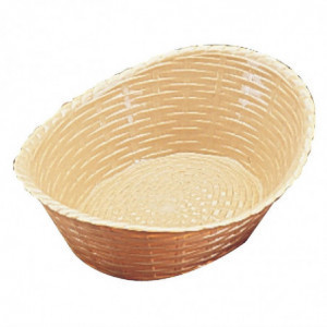 Panier Ovale en Polypropylène 215 x 160mm - Olympia KRISTALLON - Fourniresto