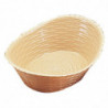 Oval Polypropylene Basket 215 x 160mm - Olympia KRISTALLON - Fourniresto