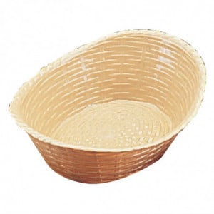 Cesta ovalada de polipropileno 215 x 160 mm - Olympia KRISTALLON - Fourniresto