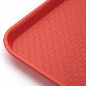 Self-Service Tray 305 X 415mm Red - Olympia KRISTALLON - Fourniresto