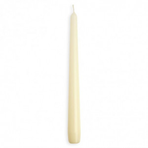 Velas cónicas de 254mm marfil - FourniResto - Fourniresto