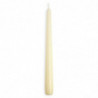 Velas cónicas de 254mm marfil - FourniResto - Fourniresto