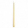 Velas cónicas de 254mm marfil - FourniResto - Fourniresto