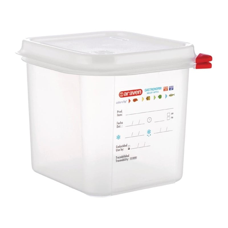 Caja de alimentos GN 1/6 2,6L - Araven - Fourniresto