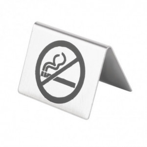 Caballete de mesa de acero inoxidable "no fumador" - Olympia - Fourniresto