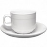 Plato para taza de té apilable Linear 20cl - Lote de 12 - Olympia - Fourniresto