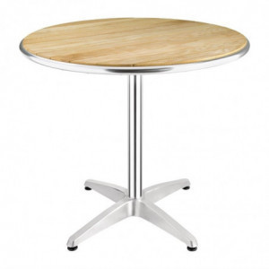 Round Ash Table - 800 mm - Bolero - Fourniresto