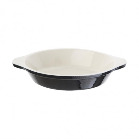 Plato de gratin redondo negro - 400 ml - Vogue