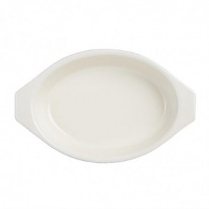 Plato de gratinado oval negro - 650 ml - Vogue