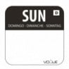 Etiquetas Solubles para Alimentos "Domingo" - Caja de 1000 - Vogue