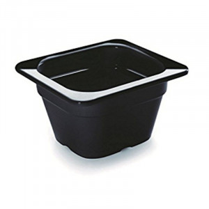 Black Melamine Gastronorm Tray 1/6 - H 100 mm - Lacor