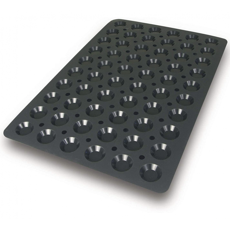 Molde de silicona para mini tartaletas - 60 piezas - Lacor