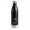 Botella de acero inoxidable negra - 750 ml - Lacor