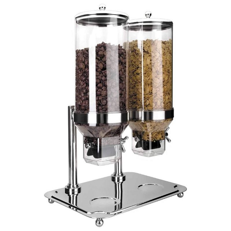 Doble dispensador de cereales con soporte - Capacidad 10 L - Lacor