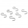 Stainless Steel Hooks for Wall Wardrobe - Set of 6