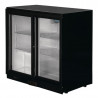 Arrière-Bar Negro 2 Puertas Corredizas 180 Botellas - 208 L - POLAR