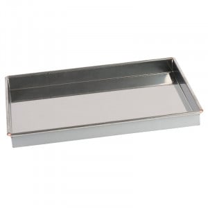 Genoese cake pan in stainless steel - 386 x 236 mm - TELLIER