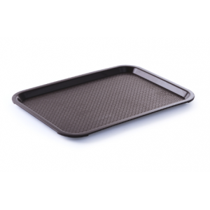 Rectangular Fast Food Tray - Medium 415 x 305 mm - Brown