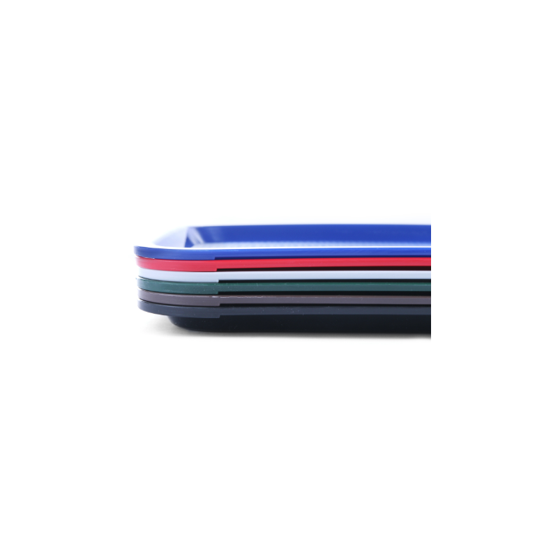 Bandejita rectangular para comida rápida - Modelo pequeño 265 x 345 mm - Azul