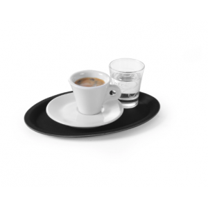 Plateau de Service Ovale Fibre de Verre - 160 x 230 mm