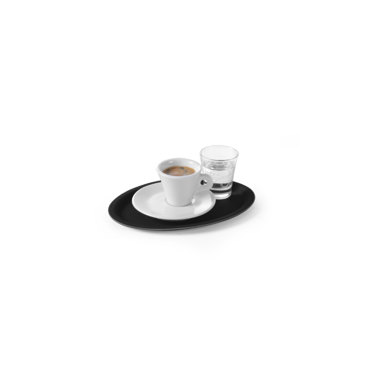 Oval Fiberglass Serving Tray - 160 x 230 mm