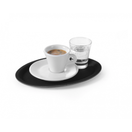 Oval Fiberglass Serving Tray - 200 x 265 mm