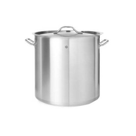 Professional Stockpot with Lid - Budget Line - 98 L