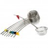 Louche à Fondue Chinoise en Inox Ø 60 mm - Lot de 4