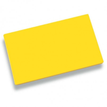 Tabla de polietileno amarillo - 600 x 400 mm