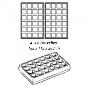 Gofrera Profesional con Apertura de 180° - 4 x 6 Bruselas