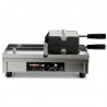 Professional Waffle Maker with 180° Opening - Left Right Tilt - 4 x 6 Cork