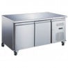 Positive Refrigerated Table 2 Doors 228 L Ventilated Stainless Steel