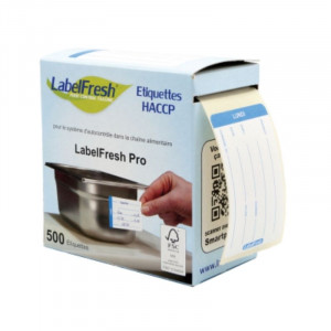 Etiqueta de trazabilidad LabelFresh Pro - Lunes - 70 x 45 mm - Lote de 500 - labelFresh