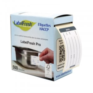 Etiqueta de trazabilidad LabelFresh Pro - Martes - 70 x 45 mm - Lote de 500 - LabelFresh