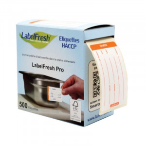 Etiqueta de trazabilidad LabelFresh Pro - Sábado - 70 x 45 mm - Lote de 500 - LabelFresh