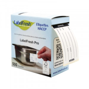 Etiqueta de trazabilidad LabelFresh Pro - Domingo - 70 x 45 mm - Lote de 500 - LabelFresh