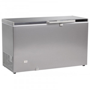 Congelador de cofre profesional de acero inoxidable - 290 L
