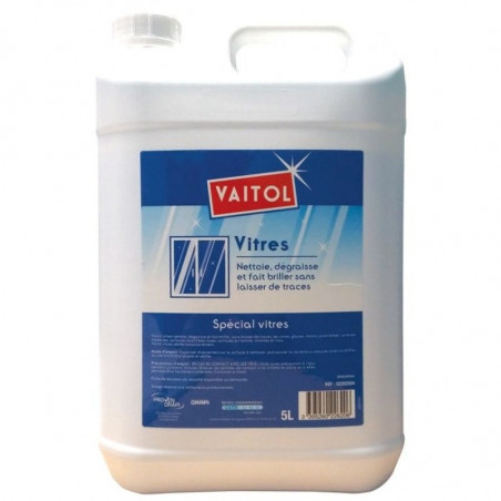 Limpiador de ventanas con alcohol - 5 L - Vaitol