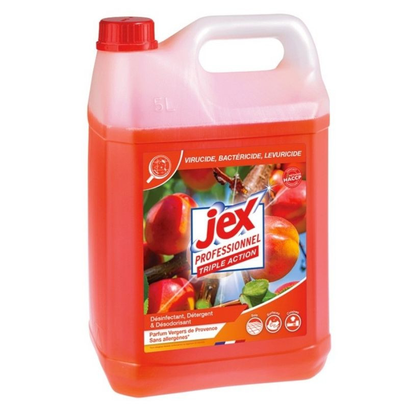 Limpiador Desinfectante Triple Acción - Perfume Huertos de Provenza - 5 L - Jex