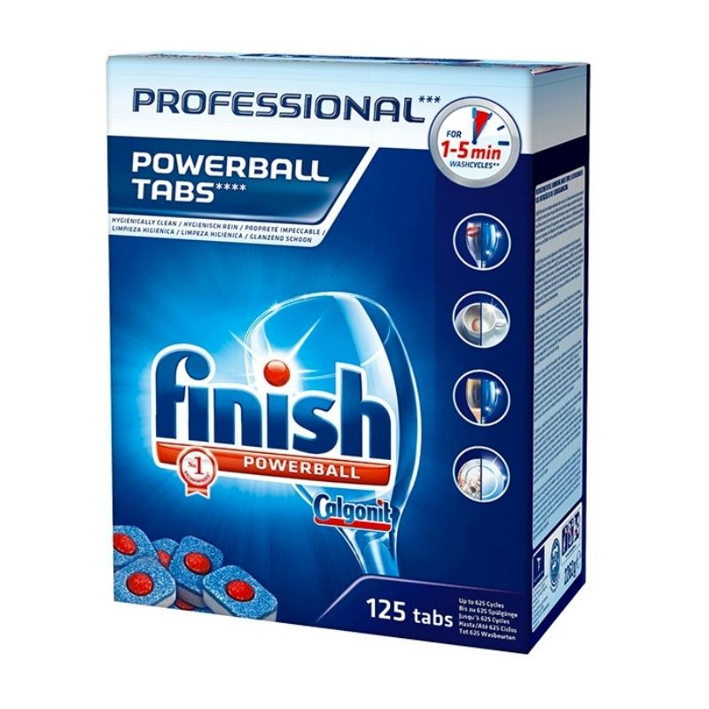 Pastillas Powerball para Lavavajillas - Lote de 125 - Finish Professional