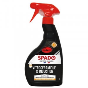 Limpiador desengrasante en spray para placas vitrocerámicas e inducción - 500 ml - SPADO