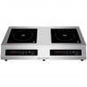 Double Induction Hob - 2000 + 1500 W - Dynasteel