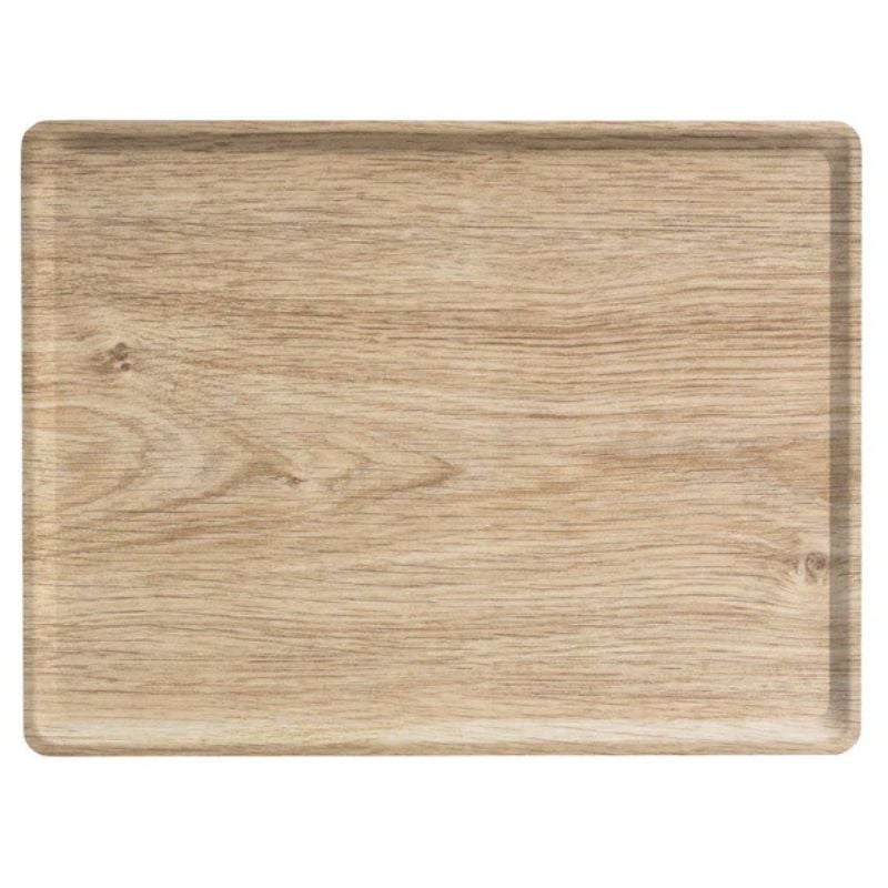 Bandeja Laminada Melaminada Rectangular - 280 x 200 mm - Roble Claro - Lote de 20 Bandeja Laminada Melaminada Rectangular - 280 x 200 mm - Roble Claro - Lote de 20